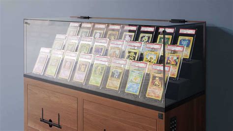 metal trading card box|collector card storage boxes.